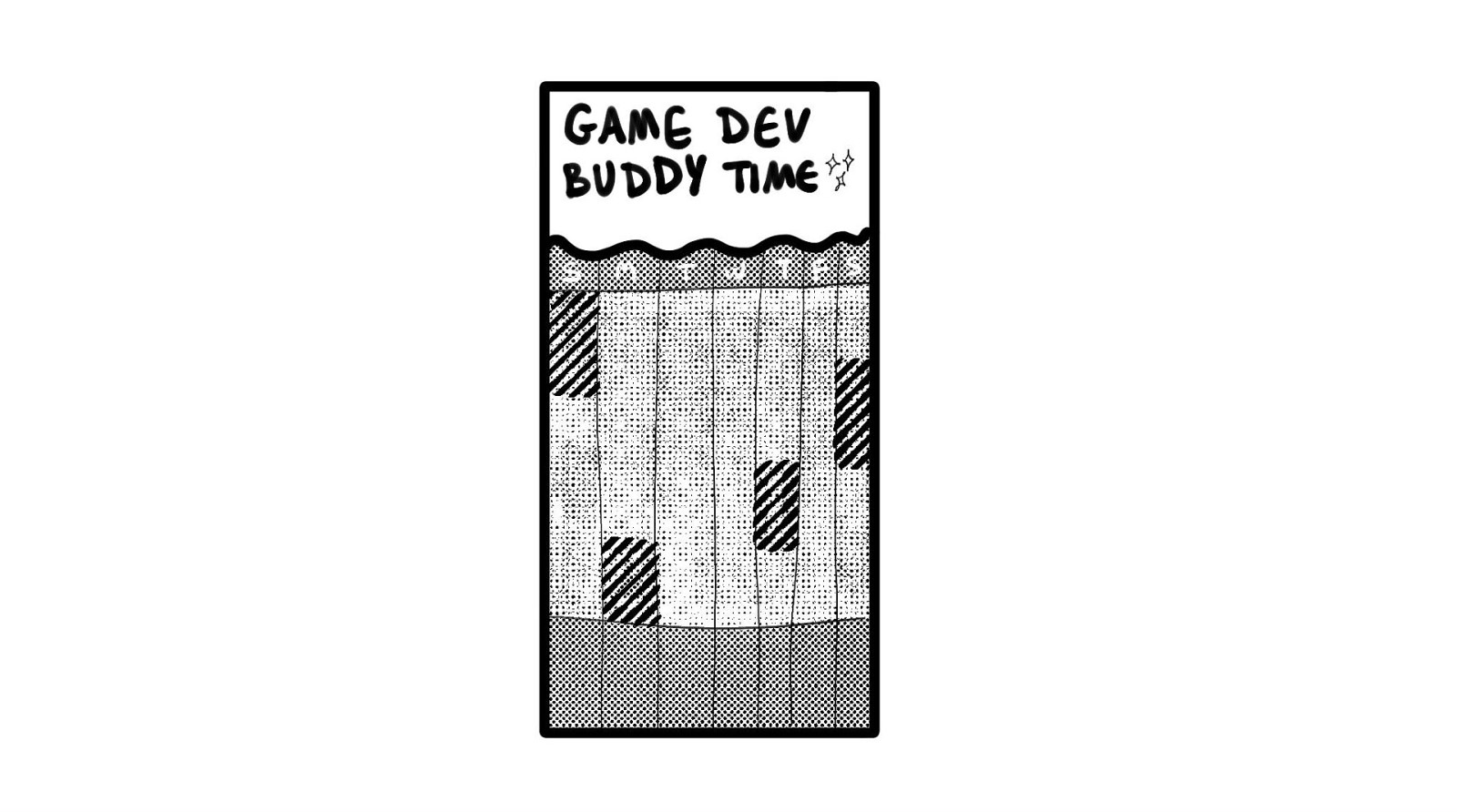 Adding game dev buddy time to my calendar helped me connect with friends and work on my game in a low-pressure environment.
